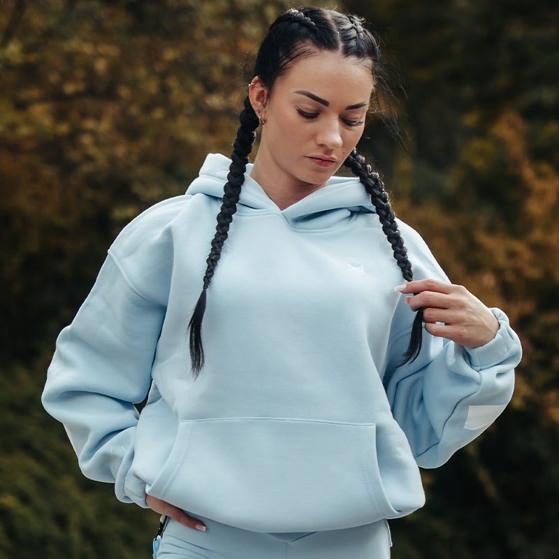 FOXED® STATEMENT HOODIE BABYBLUE