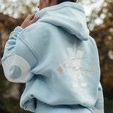 FOXED® STATEMENT HOODIE BABYBLUE