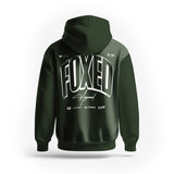 FOXED® INFINITY UNISEX ZIP HOODIE FOREST GREEN