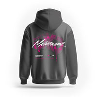 FOXED® "NEON DRIP" PREMIUM UNISEX HOODIE PINK