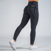 FOXED® CARGO 3-POCKET SIGNATURE LEGGINGS DENIM BLACK (BLUE TINT)