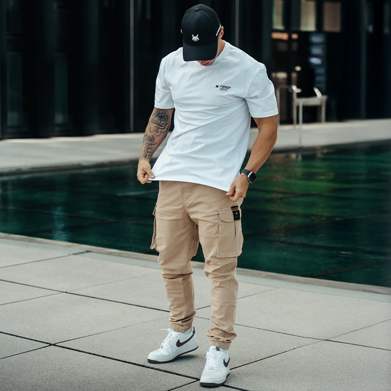 FOXED® CARGO PREMIUM PANTS UNISEX BEIGE