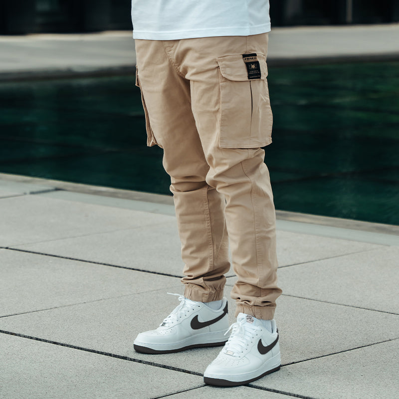 FOXED® CARGO PREMIUM PANTS UNISEX BEIGE