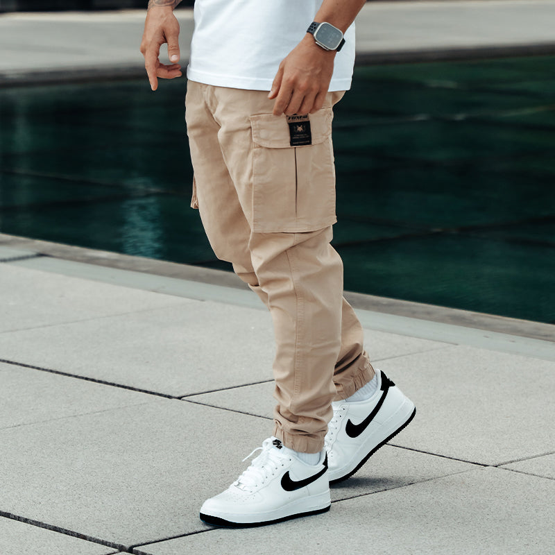 FOXED® CARGO PREMIUM PANTS UNISEX BEIGE