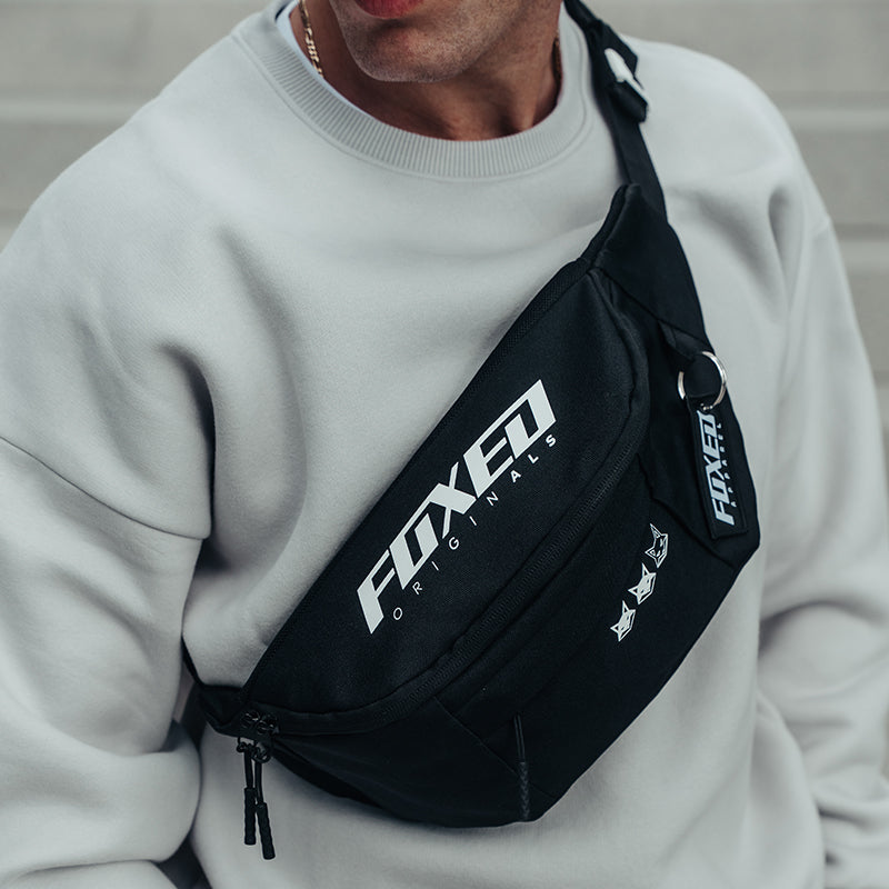 FOXED® BODY BAG BLACK/WHITE