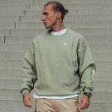 FOXED® STATEMENT OVERSIZE SWEATER MATCHA LATTE MEN