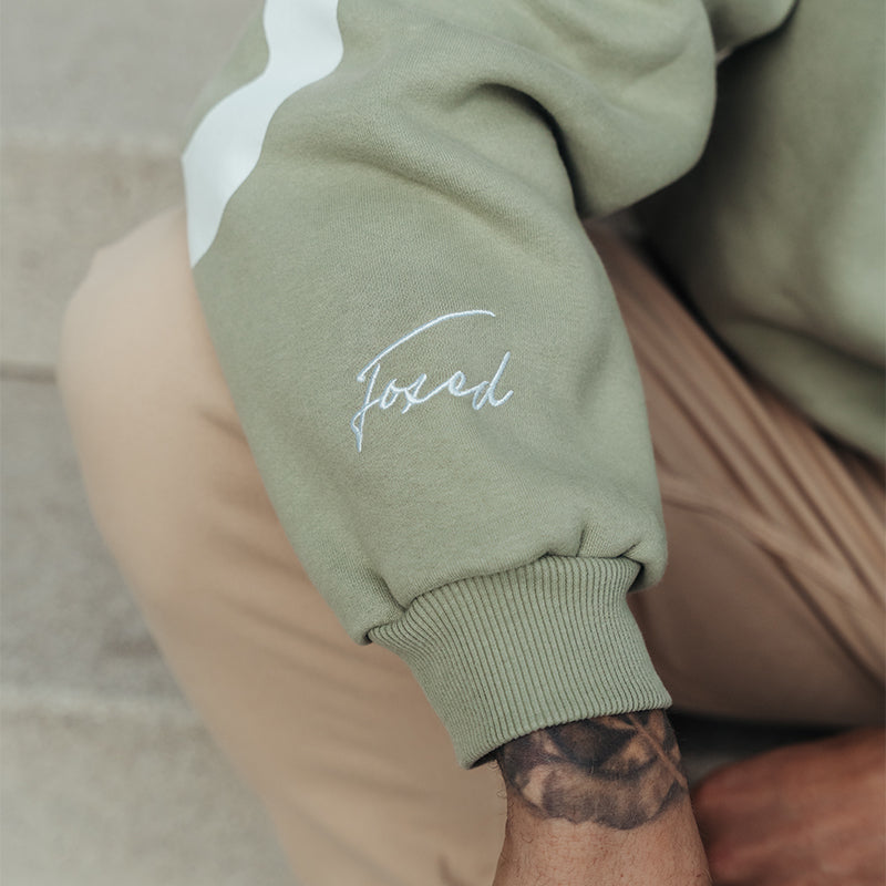FOXED® STATEMENT OVERSIZE SWEATER MATCHA LATTE MEN