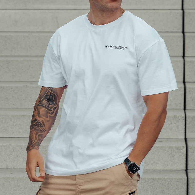 FOXED® STUPID DECISIONS OVERSIZE SHIRT