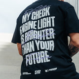 FOXED® ENGINE LIGHT OVERSIZE SHIRT BLACK