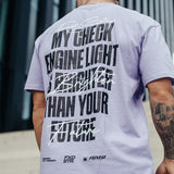 FOXED® ENGINE LIGHT OVERSIZE SHIRT LILAC