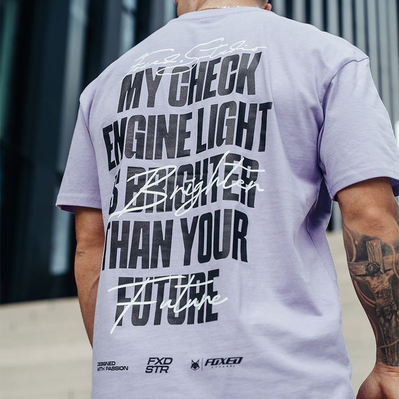 FOXED® ENGINE LIGHT OVERSIZE SHIRT LILAC