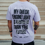 FOXED® ENGINE LIGHT OVERSIZE SHIRT LILAC