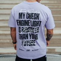 FOXED® ENGINE LIGHT OVERSIZE SHIRT LILAC