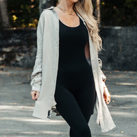 FOXED® MUSSELIN BLUSE MATCHA ONESIZE