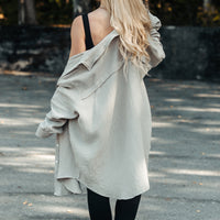 FOXED® MUSSELIN BLUSE MATCHA ONESIZE