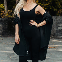 FOXED® MUSSELIN BLUSE BLACK ONESIZE