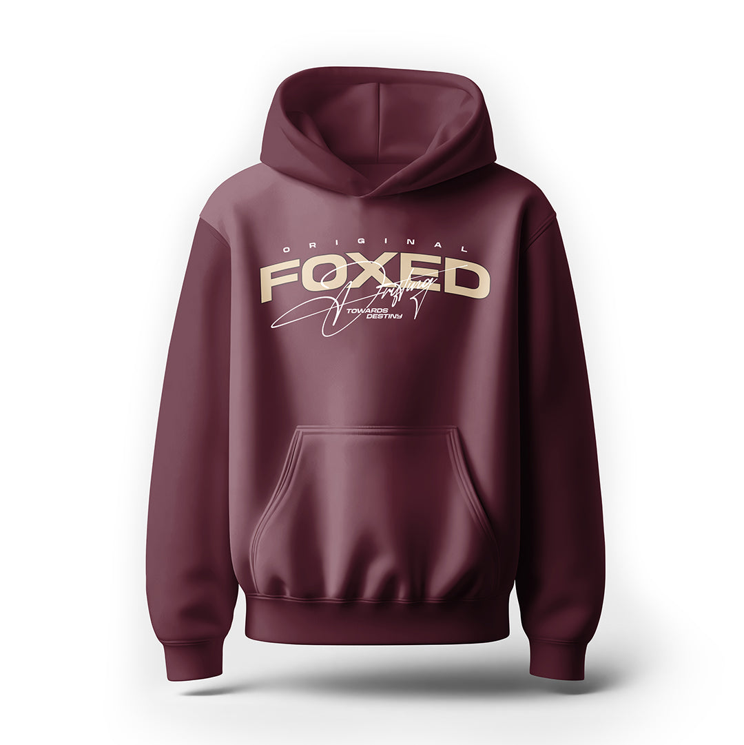 FOXED® VARSITY UNISEX HOODIE RUBY