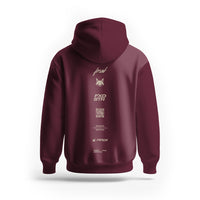 FOXED® VARSITY UNISEX HOODIE RUBY