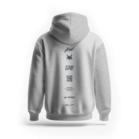 FOXED® VARSITY UNISEX HOODIE HEATHER GREY