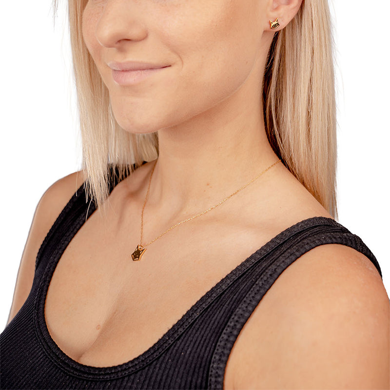 FOXED® "FOXDEVIL" EDELSTAHL KETTE GOLD