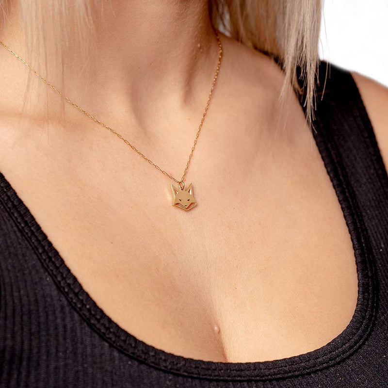 FOXED® "FOXDEVIL" EDELSTAHL KETTE GOLD