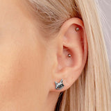 FOXED® "FOXDEVIL" EDELSTAHL STECKER SILBER