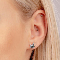 FOXED® "FOXDEVIL" EDELSTAHL STECKER SILBER