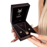 FOXED® "FOXDEVIL" EDELSTAHL SCHMUCK SET SILBER