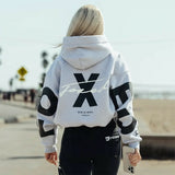 FOXED® STATEMENT HOODIE GREY MELANGE/BLACK