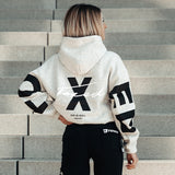 FOXED® STATEMENT HOODIE GREY MELANGE/BLACK