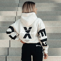 FOXED® STATEMENT HOODIE GREY MELANGE/BLACK