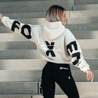 FOXED® STATEMENT HOODIE GREY MELANGE/BLACK