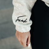 FOXED® STATEMENT HOODIE GREY MELANGE/BLACK