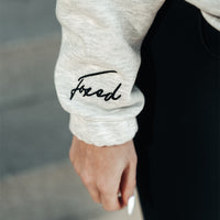 FOXED® STATEMENT HOODIE GREY MELANGE/BLACK