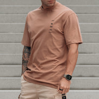 FOXED® VARSITY OVERSIZE SHIRT MOCHA MOUSSE