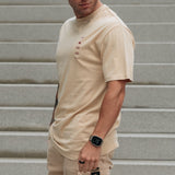 FOXED® VARSITY OVERSIZE SHIRT OATMEAL