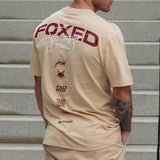 FOXED® VARSITY OVERSIZE SHIRT OATMEAL