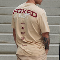 FOXED® VARSITY OVERSIZE SHIRT OATMEAL