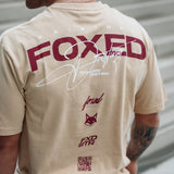 FOXED® VARSITY OVERSIZE SHIRT OATMEAL