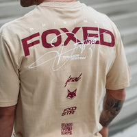 FOXED® VARSITY OVERSIZE SHIRT OATMEAL
