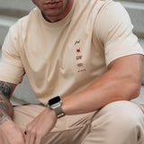 FOXED® VARSITY OVERSIZE SHIRT OATMEAL