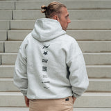 FOXED® VARSITY UNISEX HOODIE HEATHER GREY