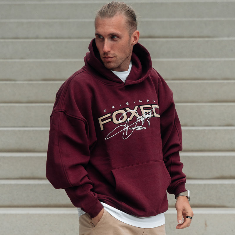 FOXED® VARSITY UNISEX HOODIE RUBY