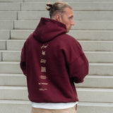 FOXED® VARSITY UNISEX HOODIE RUBY