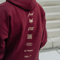 FOXED® VARSITY UNISEX HOODIE RUBY