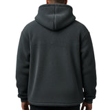 FOXED® HOODED TEDDY JACKET ANTHRAZIT (EXTRA HEAVY)