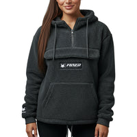 FOXED® HOODED TEDDY JACKET ANTHRAZIT (EXTRA HEAVY)