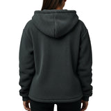 FOXED® HOODED TEDDY JACKET ANTHRAZIT (EXTRA HEAVY)
