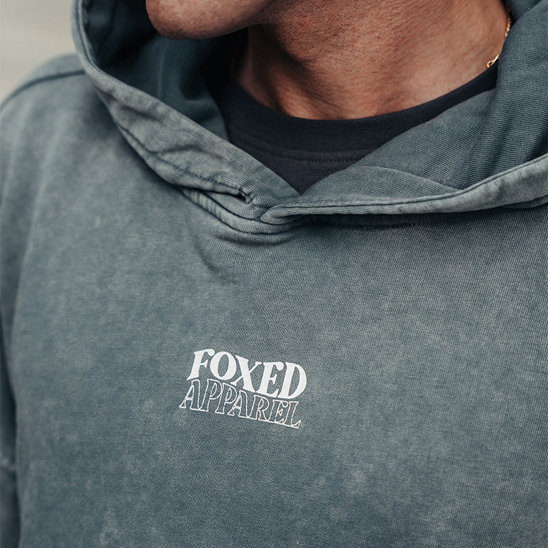 FOXED® COLLECTIVE UNISEX HOODIE STONEWASH MEN