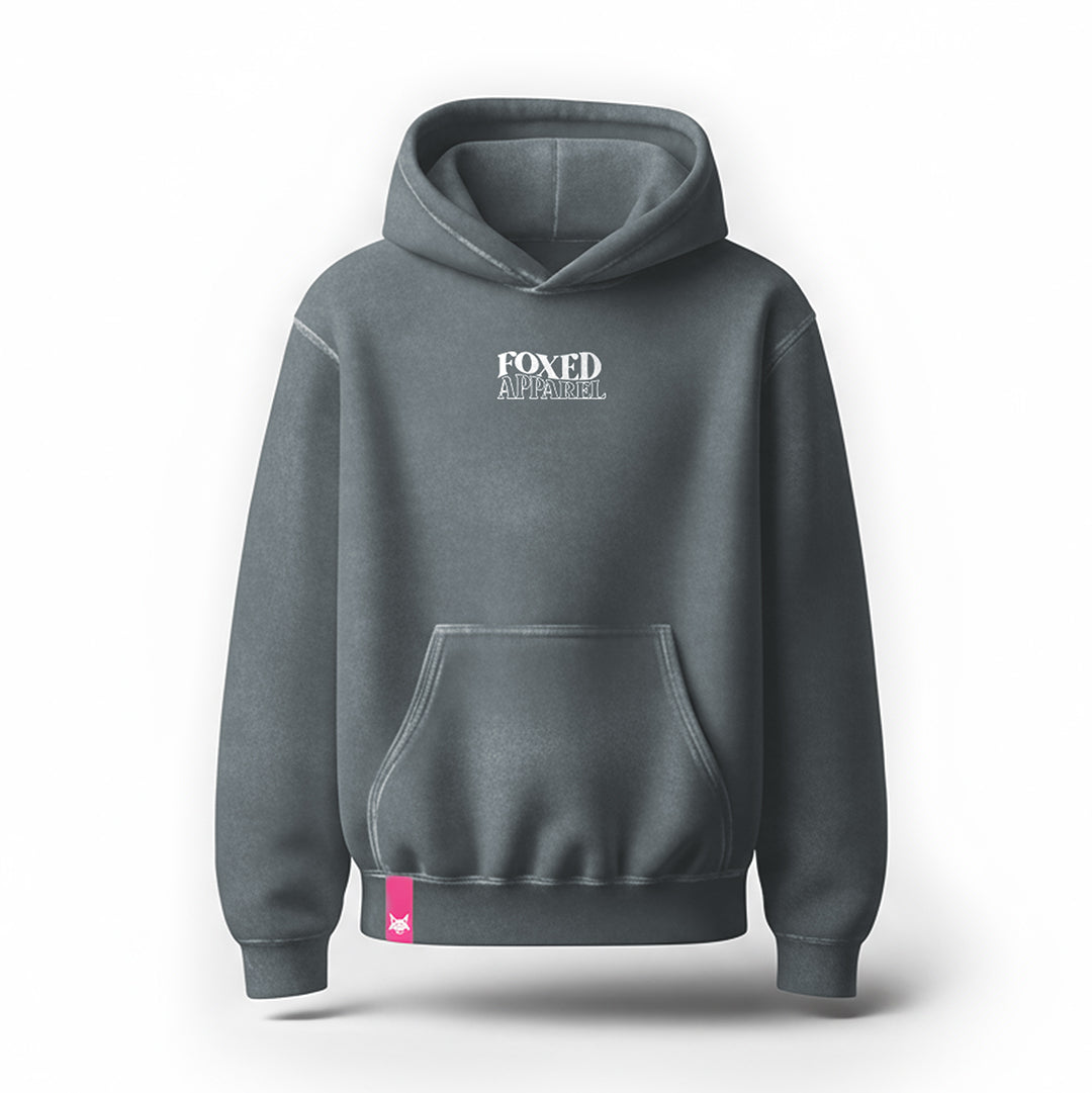 FOXED® COLLECTIVE UNISEX HOODIE STONEWASH MEN